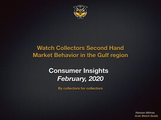 Watches Second Hand Market Consumer Insights in the Gulf region (2020)